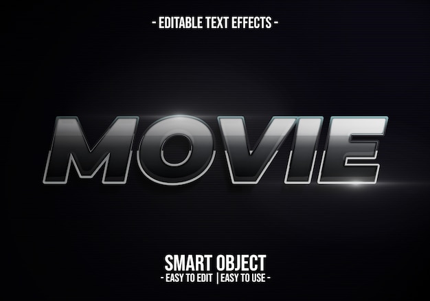 Filmtextstil-Effekt