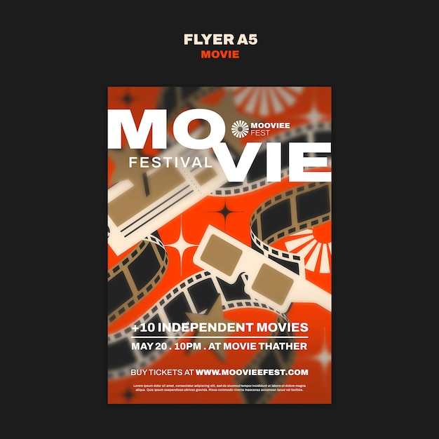 PSD filmvorlage-design