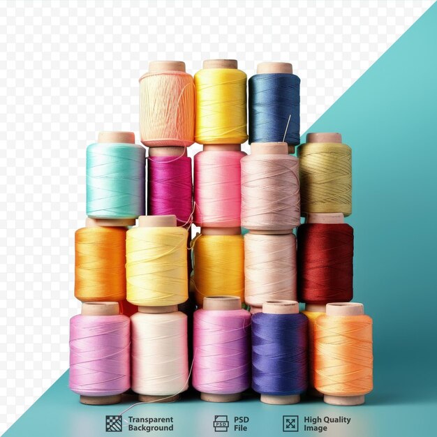 PSD fils colorés pour la couture en abondance