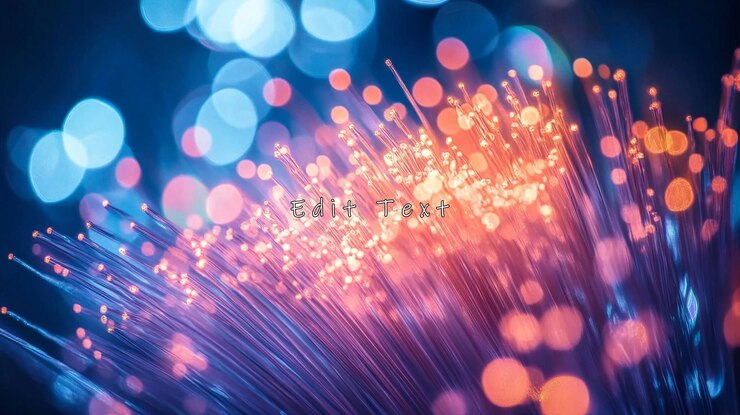 PSD fils de fibres optiques éclairés