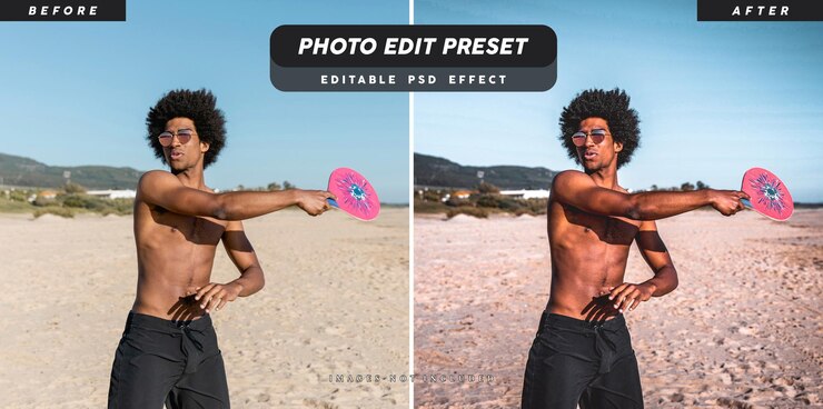 Filtre prédéfini d'effet photo pour les images Instagram