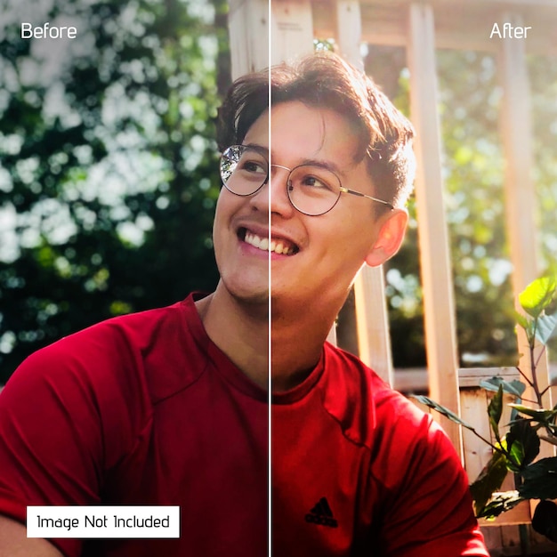 Filtro de foto de objeto inteligente psd luts modelo pré-configurado