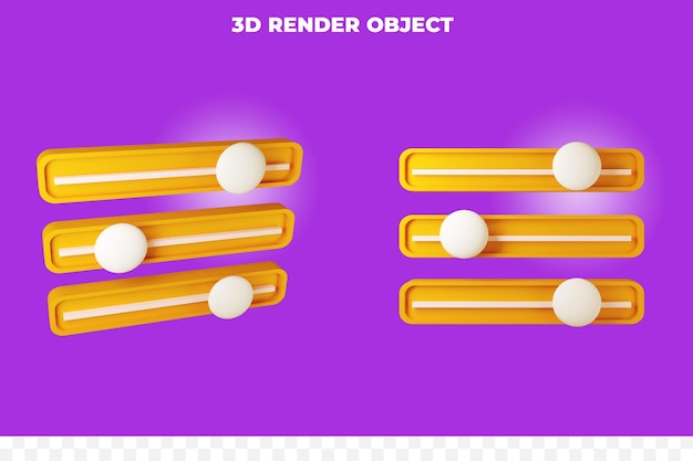 Filtro de opción de render 3d