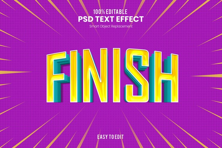 PSD finalizar efecto de texto de juego 3d esport moderno y futurista