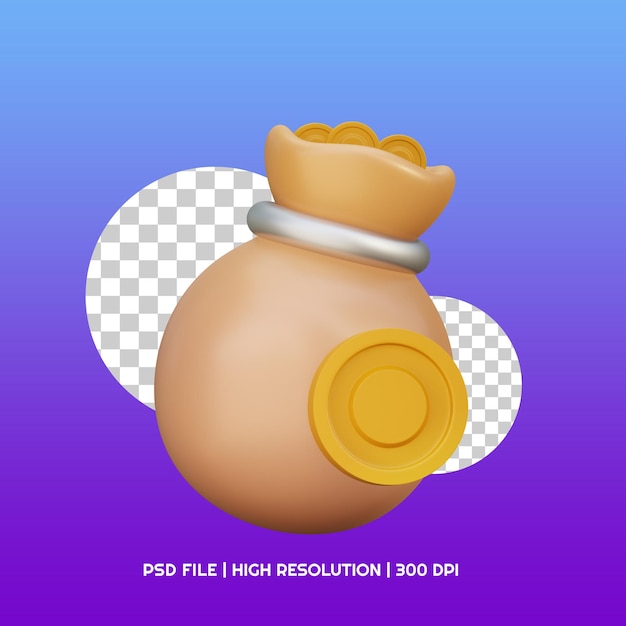 finanças de ilustração de renderização 3D