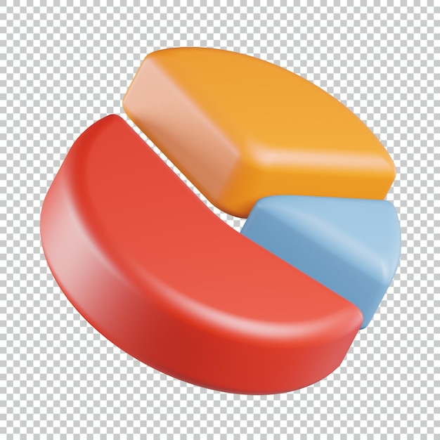 Finanzbericht 3D-Symbol