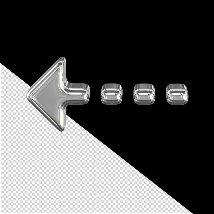 PSD fine silver arrow