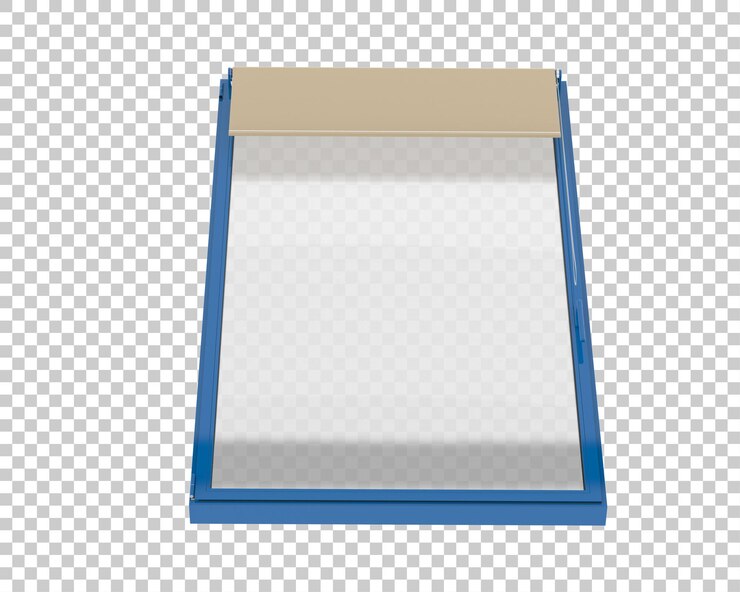 PSD finestra isolata sullo sfondo illustrazione di rendering 3d