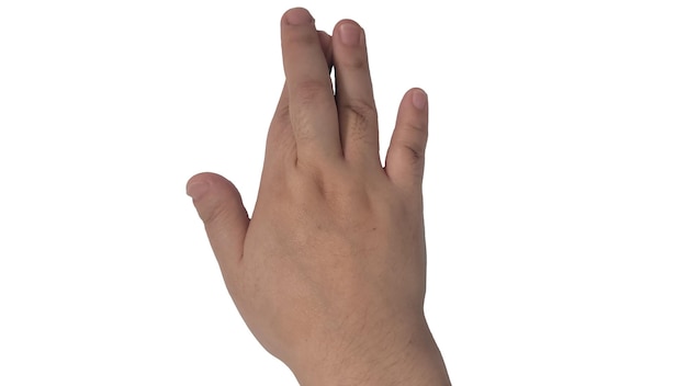 PSD finger überlappen hand