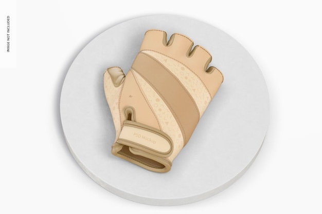 Fingerlose Handschuhe Mockup