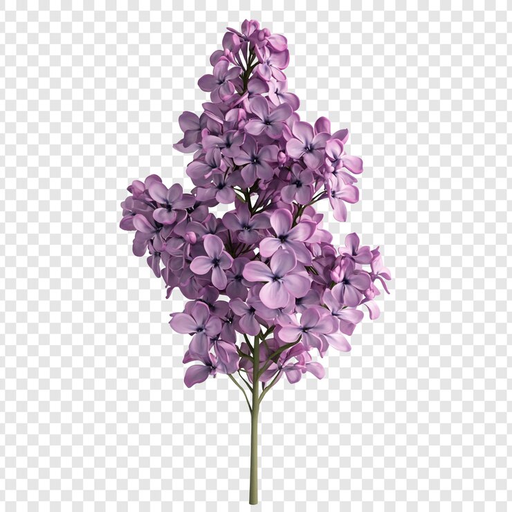 PSD fiore di arbusto di lilac