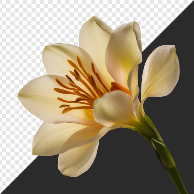 Fiore isolato su uno sfondo trasparente