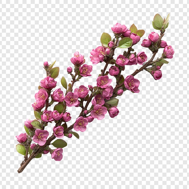 PSD fiori rosa isolati su file psd trasparente