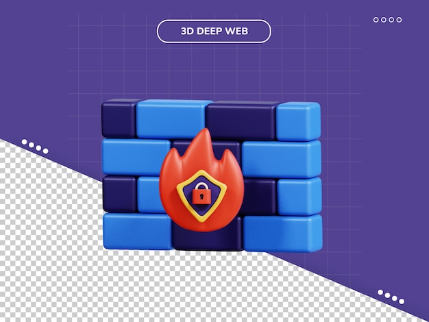 Firewall-3D-Symbol