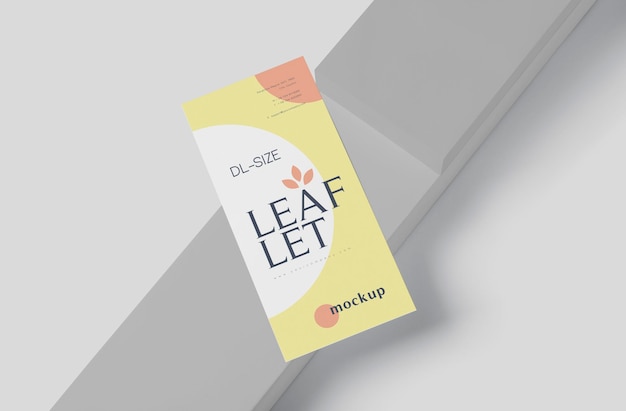 Firmenprofil auf einseitigem Flyer-Mockup