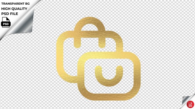 PSD firrnetworkcloud iconas vetoriais de textura dourada psd transparente