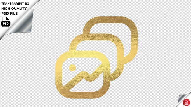 PSD firsangledoubleright textura dourada ícone vetorial psd transparente