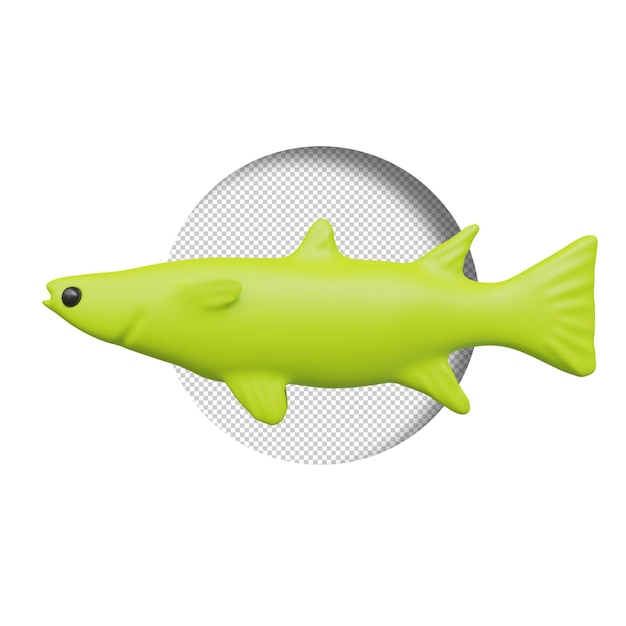 PSD fisch 3d-rendering