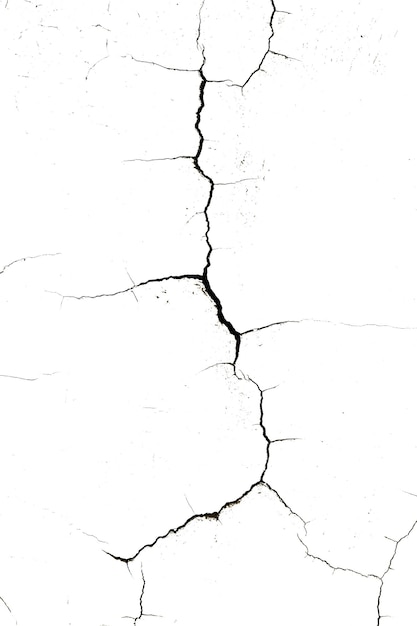 fissures au sol vue de dessus tremblement de terre fissuration trous