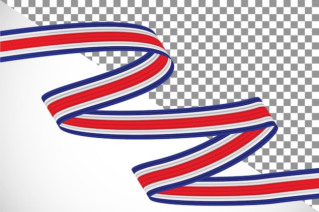 Fita 3d da bandeira da costa rica-9