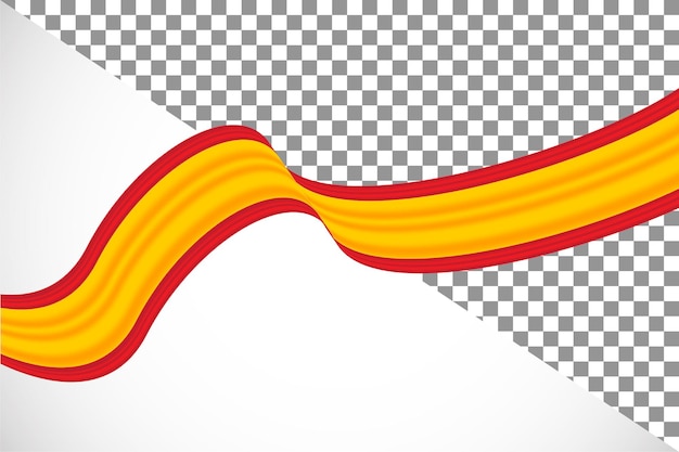 PSD fita 3d da bandeira da espanha38