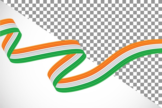 PSD fita 3d da bandeira da índia-10