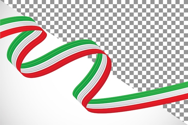 PSD fita 3d da bandeira do irã21