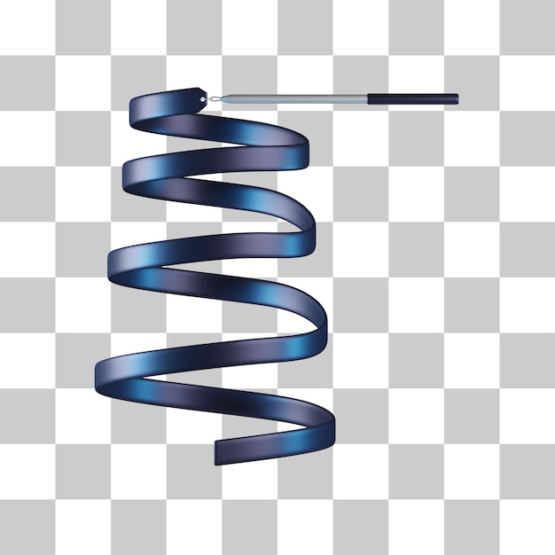 PSD fita de ginástica ícone 3d