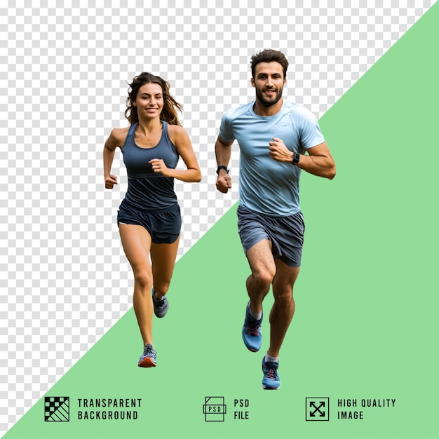 Fitness-Lauf für Paare