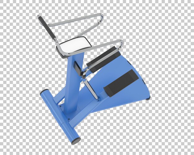 PSD fitness-stepper auf transparentem hintergrund 3d-darstellung