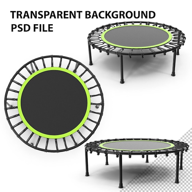 PSD fitness trampolín png