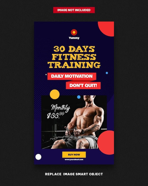 Fitness amp Yoga Banners Historias