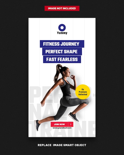 Fitness amp Yoga Banners Historias