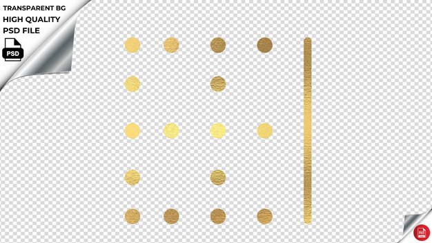 PSD fitrsquarex icône vectorielle de texture dorée psd transparente