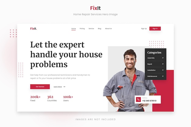 FixIt - Heldenbild von Red Clean Home Repair Services