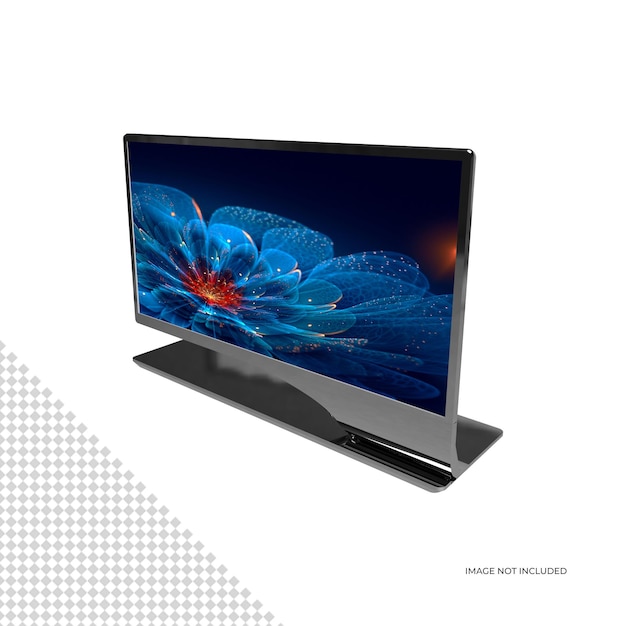 Flachbildschirm-TV-Monitor Mockup