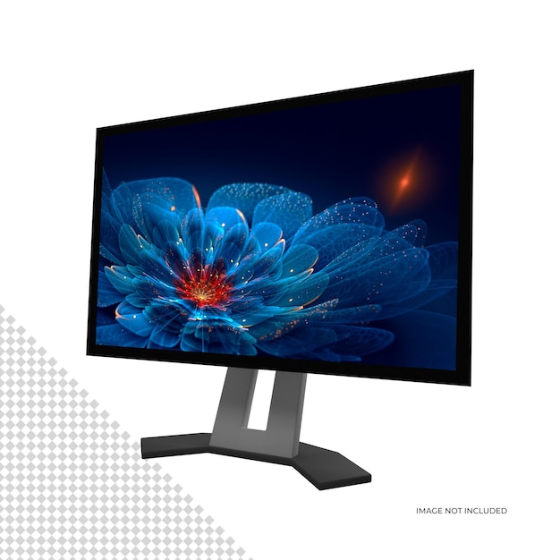 Flachbildschirm-TV-Monitor Mockup