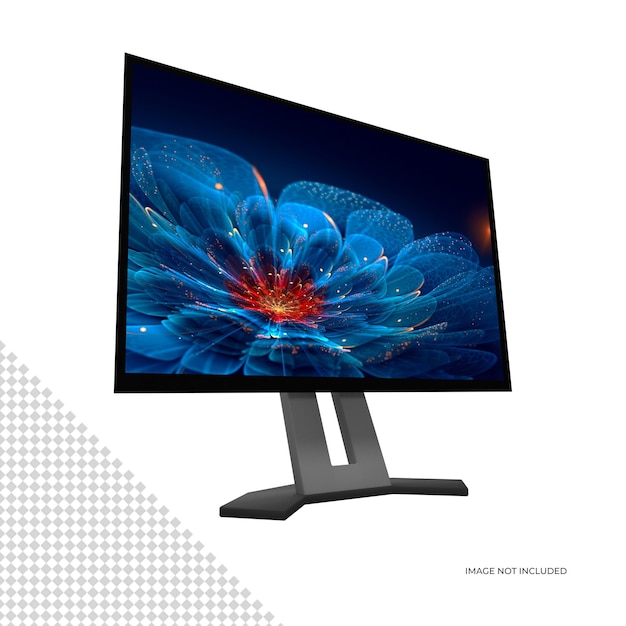 Flachbildschirm-TV-Monitor Mockup