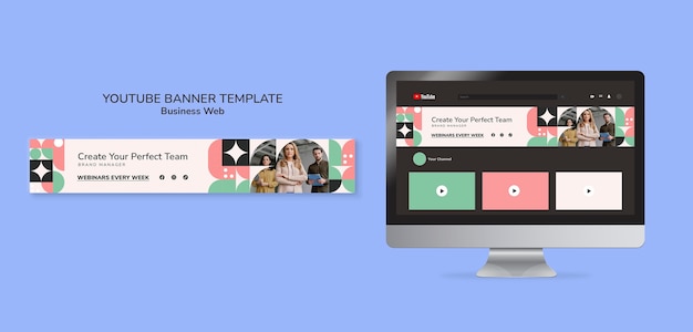 Flache Design-Business-Web-Vorlage