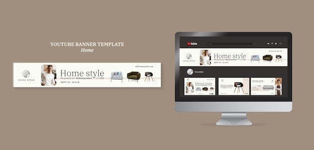 Flache Design-Innenarchitektur-Vorlage