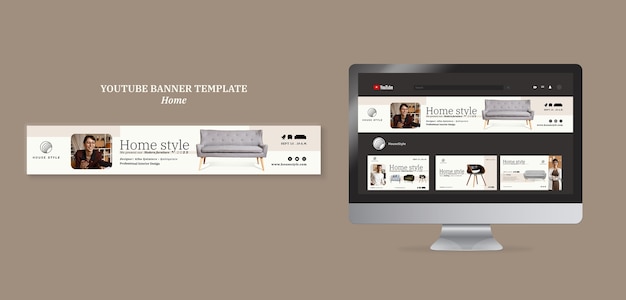 Flache Design-Innenarchitektur-Vorlage