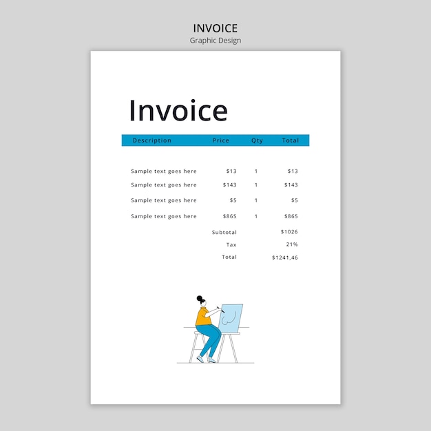 Flaches Design-Grafikdesign-Vorlage