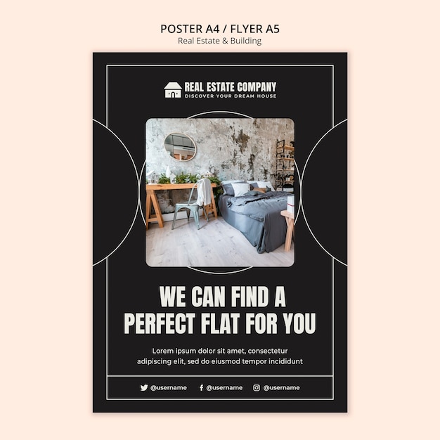 Flaches Design Immobiliendesign