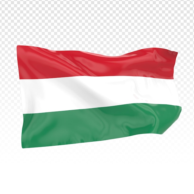 Flagge 3D-Rendering