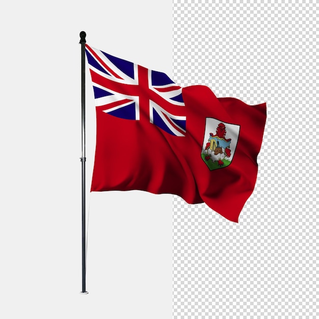 PSD flagge der bermudas