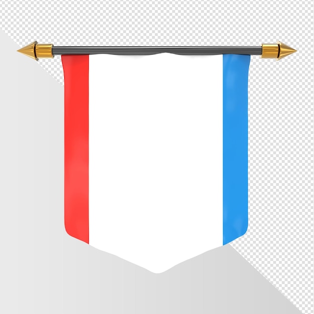 Flagge der Republik Krim Render 3D-Render