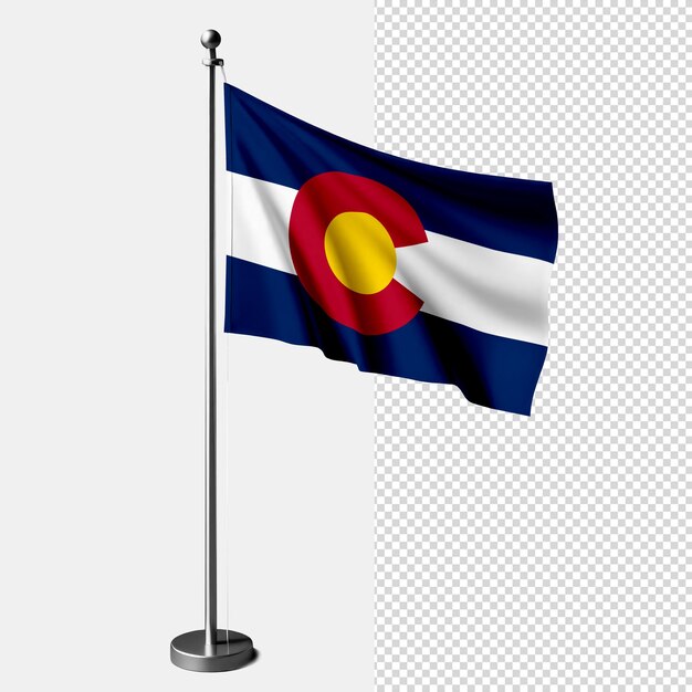 Flagge der USA Colorado