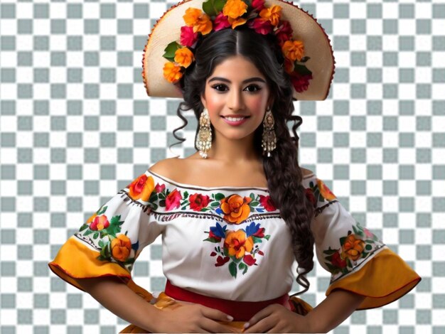 PSD flamenco-tänzerin in einem wunderschönen kleid png