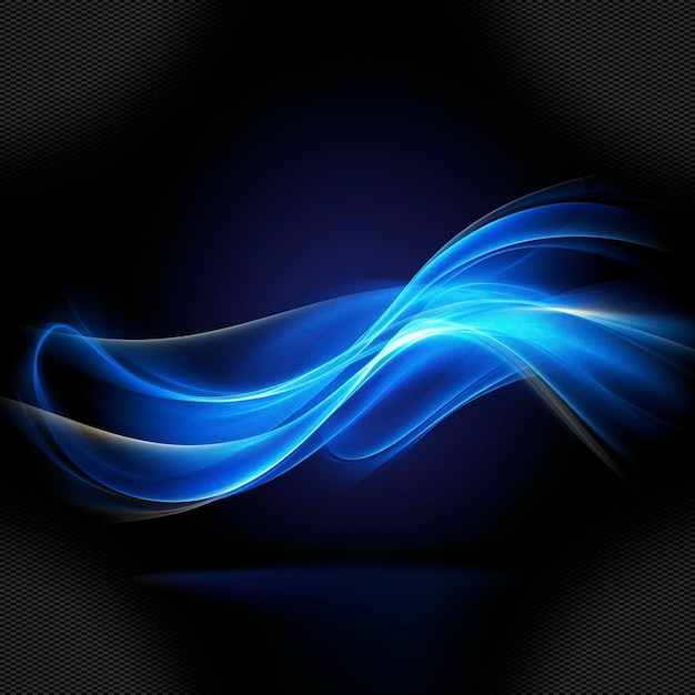 La flamme de l'onde bleue
