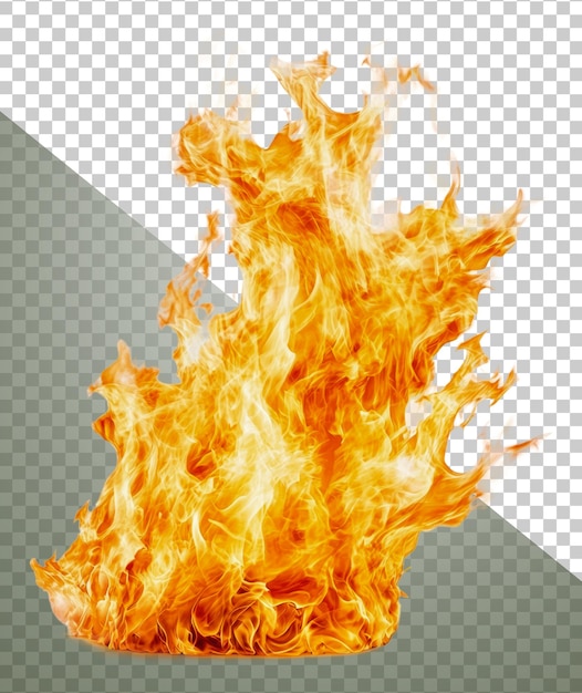 Des flammes éclatent d'un centre sombre découpé stock png